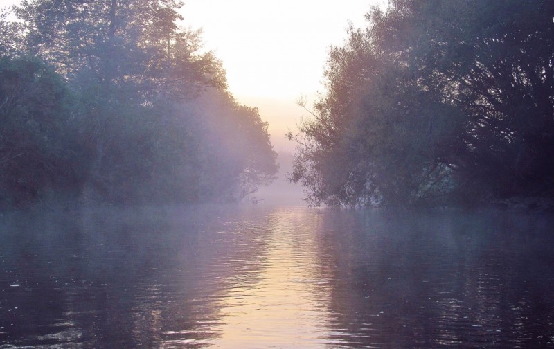 Sunrise on the Meander River.. 10-3-17 (Medium).JPG