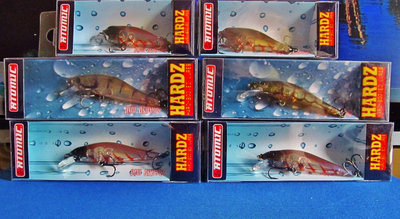 Atomic Shad lures, Tristos Eagles & Muddy Prawn.. (Medium).JPG