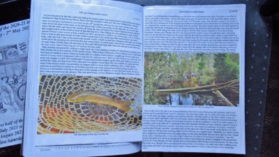 Trout report in diary..JPG